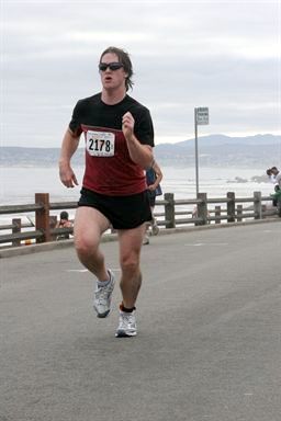Running action shot