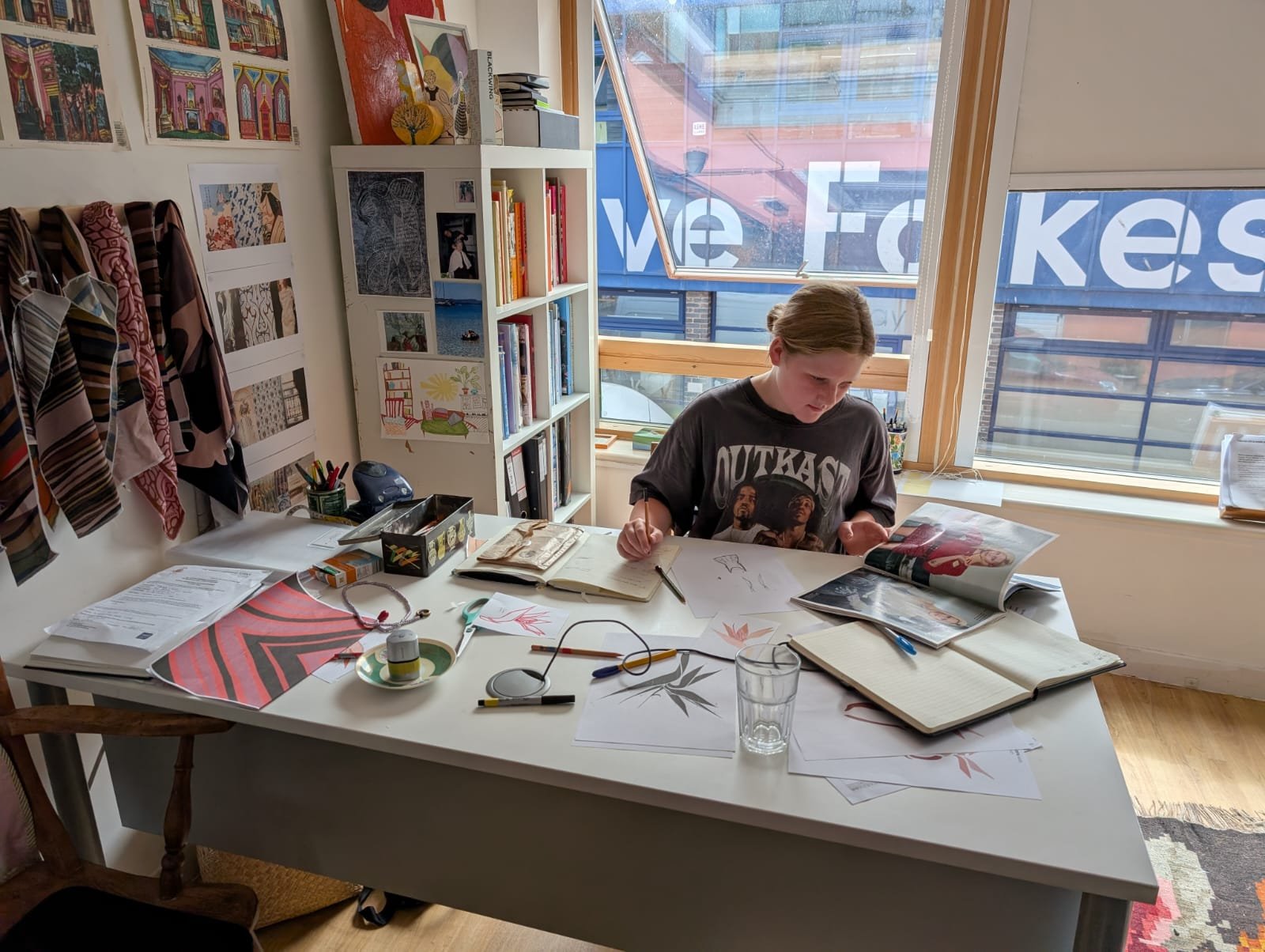 Designer at work